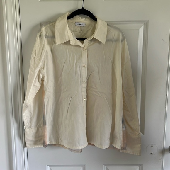 Parker The Reed Shirt Organza Back Size M/L - Picture 2 of 9